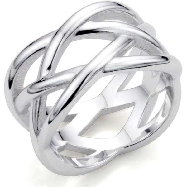 Valily Lorraine Cross Ring Gold Stainless Steel Big Crux Vera